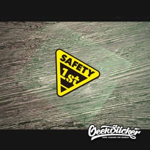 Safety First Sticker Warning Safe Driving Waterproof Reflective ...