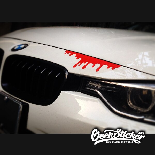 3-Pack Realistic Wound/Cut Scratch Blood Decal Sticker For Car Truck Window Laptop
