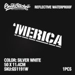 Merica Windshield Sticker