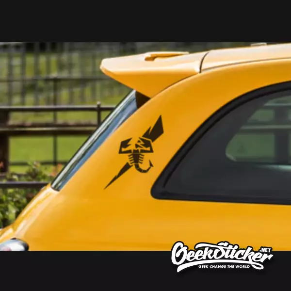 Abarth Lightning Scorpion Sticker Decal