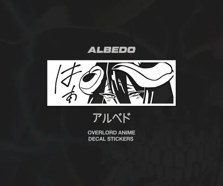 Albedo Overlord JDM anime car stickers decals