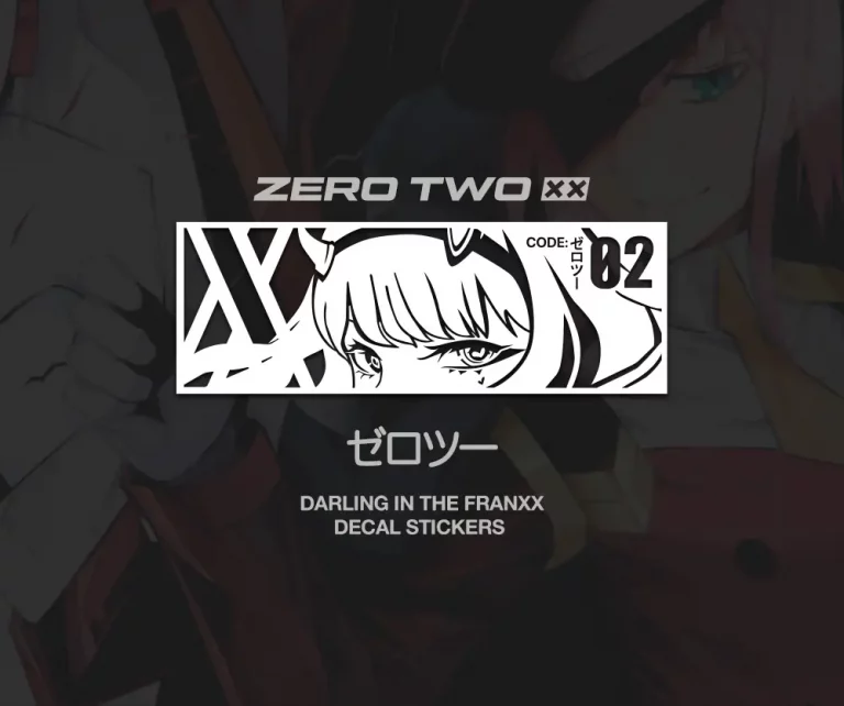 RANXX 02 Anime JDM Decal Car Stickers