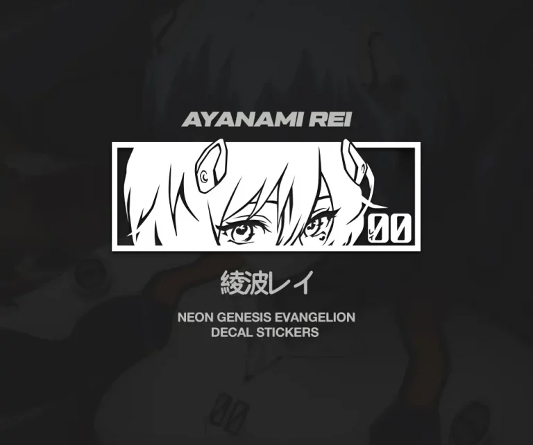 EVA Ayanami Rei JDM anime car stickers decal