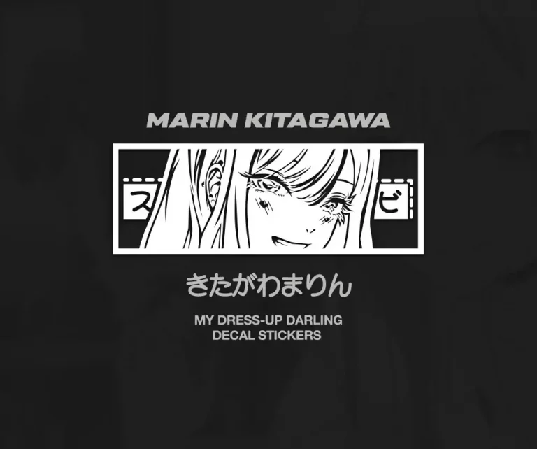 Marin Kitagawa JDM anime car stickers decal
