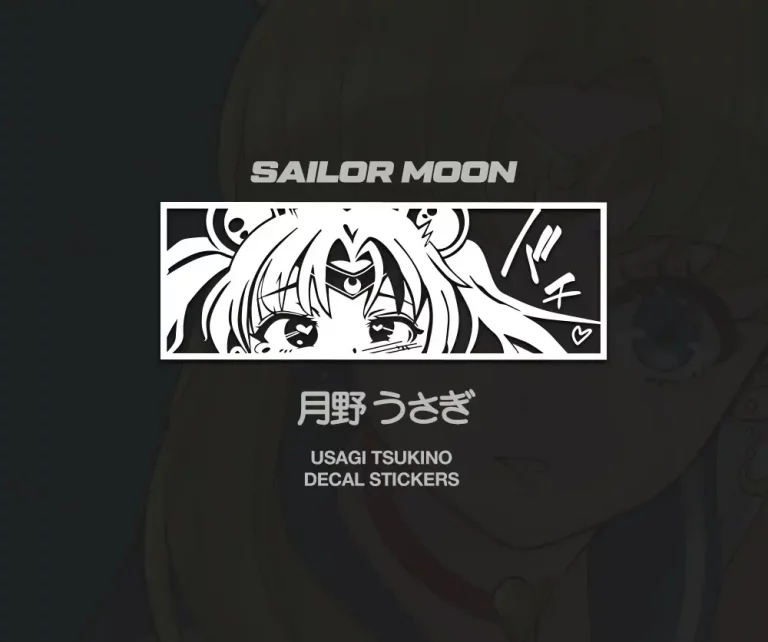 Sailor Moon JDM anime car stickers decal