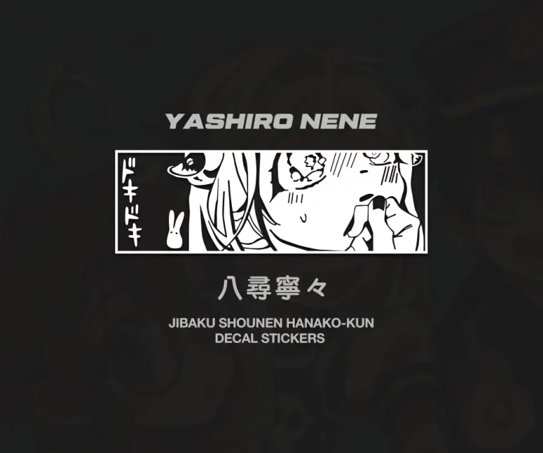 Yashiro Nene | Jibaku Shounen Hanako-kun JDM anime car stickers Decals
