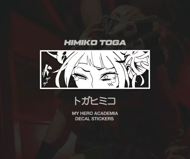 himiko toga JDM decal anime car stickers