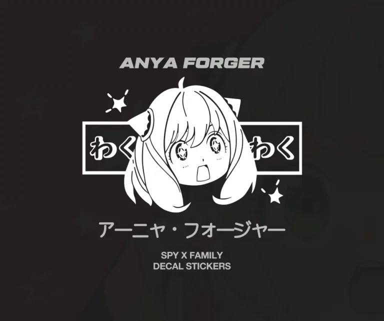 Anya Forger SpyxFamily JDM Anime Car Stickers Decal