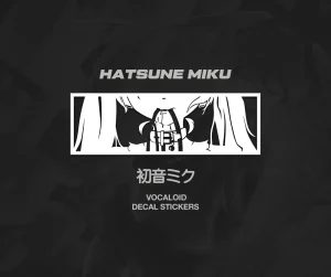 Miku Waifu Anime Car Stickers Decal