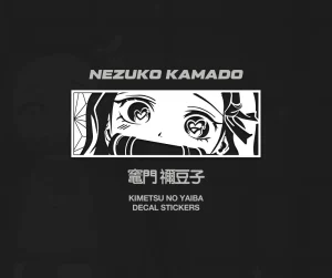 Nezuko Kamado Waifu Anime Car Stickers Decal