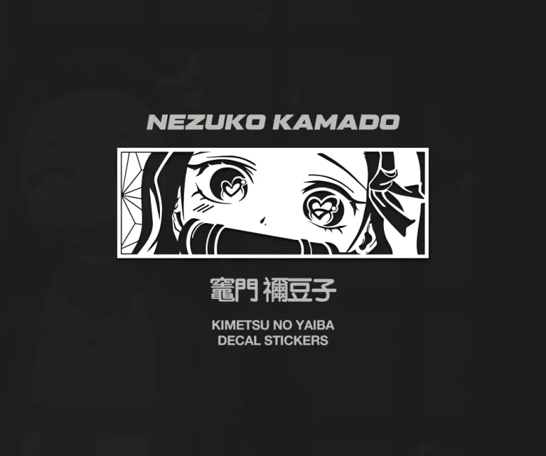 Nezuko Kamado Waifu Anime Car Stickers Decal